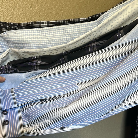 Lot/bundle of 6 Bugatchi Men’s Casual Dress Shirt - Picture 2 of 12